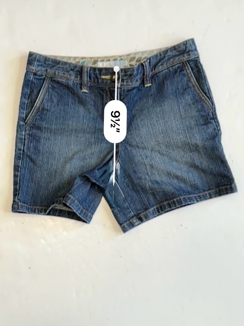 Biden Denim Chino Shorts Size US 6 UK 10 - Picture 6 of 11
